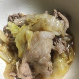 白菜と豚肉の炒め煮